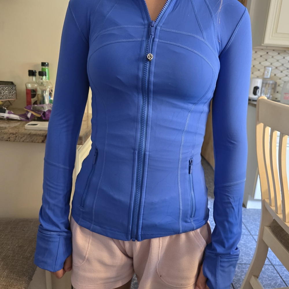Size 0 Blue Lululemon Define Jacket